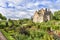 The garden of Crathes castle in Scotland, United Kingdom