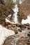 Garden Creek Falls with stream in the foreground, Casper Wyoming