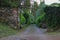 Garden entrance by Appian Way (Via Appia) in Rome, Italy