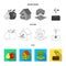 Garden, farming, nature and other web icon in flat,outline,monochrome style. Plant, Root, stem, icons in set collection.