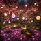 A garden of floating, glowing orbs that burst into colorful petals when touched, creating a surreal spectacle4
