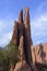 Garden of the Gods Three Graces Red Rock Formation in Colorado Springs, Colorado, USA