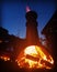 Garden heater, red hot garden chiminea