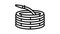 garden hose line icon animation