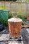Garden incinerator dustbin style