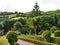 Garden of the miradouro da Ponta do Sossego on the island of Sao Miguel