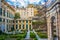 Garden of one of the palaces of strada nuova - doria tursi palace in Genoa, Italy...IMAGE