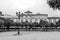 The Garden of Oranges, El Patio de Los Naranjos, the courtyard of the Great Mosque of Seville, Spain