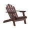 Garden outdoor wooden chair vector