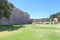 Garden in the palace of the grand master of the knights in Rhodes