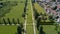 Garden and park, fountain, villa Bagatti Valsecchi, villa, aerial view, eighteenth century, italian villa