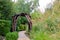 Garden Path and Arbor