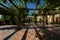 Garden patio in a Mediterranean villa