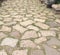 Garden paver abstract pattern