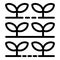 Garden plants producer icon, outline style