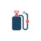 Garden pressure sprayer vector icon