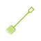 Garden rake isolated icon