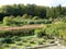 Garden at Rivau Castle in Indre et Loire near Chinon.