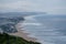 Garden Route, South Africa. Brenton on Sea at Knysna Lagoon, photographed from high up on the surrounding hills.
