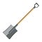 Garden scoop shovel, trowel icon, flat style.