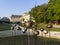 Garden sculpture in French Castle