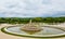 Garden side of Palais Versailles and Latona fountain, Paris