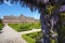 The garden side of the residence castle in Rastatt