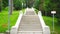 Garden and stair in the park