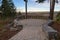 Garden Stone Brick Paver Patio View Deck