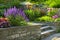 Garden with stone landscaping