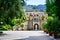 Garden in Stresa on Maggiore Lake, Italy.