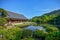 The garden of Tenryuji Temple.Tenryuji Temple located in Kyoto`s Arashiyama district.Tenryuji Temple is Zen temple