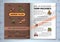 Garden tiller and farm machines agricultural business brochure
