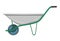 Garden Trolley on a white Background. Garden Tools.