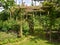 Garden tunnel archway in a classical garden