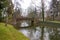 Garden by the Utrata river in Zelazowa Wola, Poland