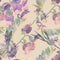 Garden vetch. Decorative delicate seamless pattern.