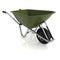 Garden wheelbarrow on white