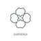 Gardenia icon. Trendy Gardenia logo concept on white background