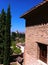 Gardens of Alhambra palace and fortress complex located in Granada