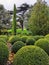 Gardens of Ambroise castel. Chaumont Castel in Loire Valley, France