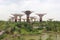 Gardens by the Bay, an integral part of a strategy by the Singapore government to transform Singapore from a \