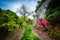 Gardens and the Cylburn Mansion at Cylburn Arboretum, in Baltimore, Maryland.