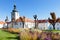 Gardens GASK, Jesuit college, Central Bohemia, Kutna Hora, Czech republic, Europe