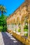 Gardens in the grounds of Church of St. John of the Hermits in Palermo, Sicily, Italy