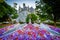 Gardens and the Legislative Office Building, in Concord, New Ham