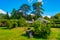 Gardens of St. Fagans Castle near Welsh capital Cardiff