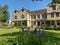 The gardens of the Treasurer`s House in York, Northern England