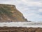 Gardenstown village and beach, near Banff. Aberdeenshire, Scotland, UK