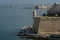 The Gardjola at Senglea and the Grand Harbour entrance. Malta